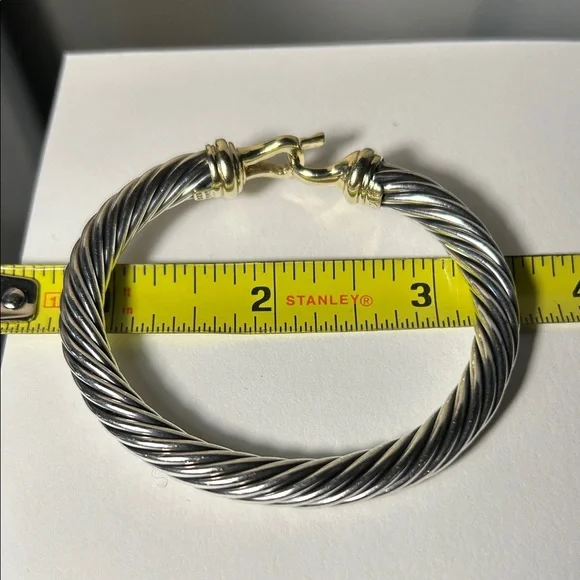 David Yurman Buckle Classic Cable Bracelet, 7mm - Picture 9 of 10